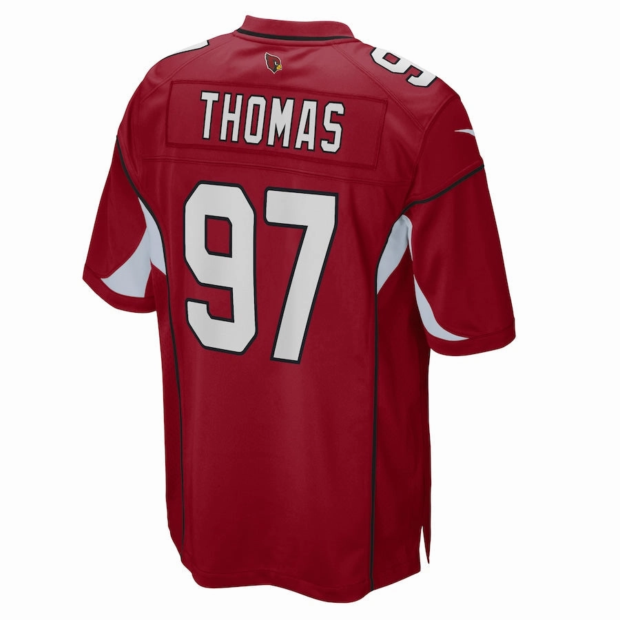 A.Cardinals #97 Cameron Thomas Cardinal Game Player Jersey Stitched American Football Jerseys