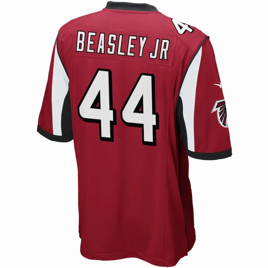 A.Falcons #44 Vic Beasley Red Game Jersey Stitched American Football Jerseys