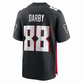 A.Falcons #88 Frank Darby Black Game Jersey Stitched American Football Jerseys