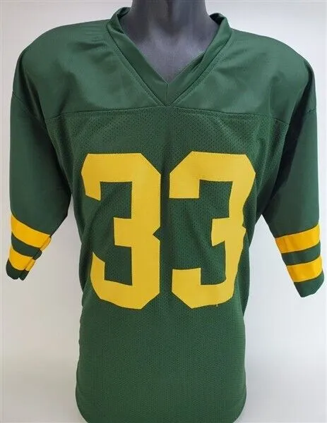 Aaron Jones Signed Green Bay Packer Color Rush Jersey (Beckett) 2020 Pro Bowl RB