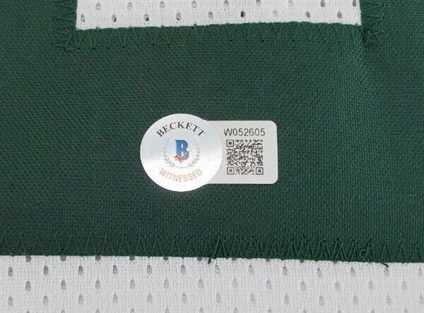 Aaron Jones Signed Green Bay Packers Jersey (Beckett) 2020 Pro Bowl Running Back