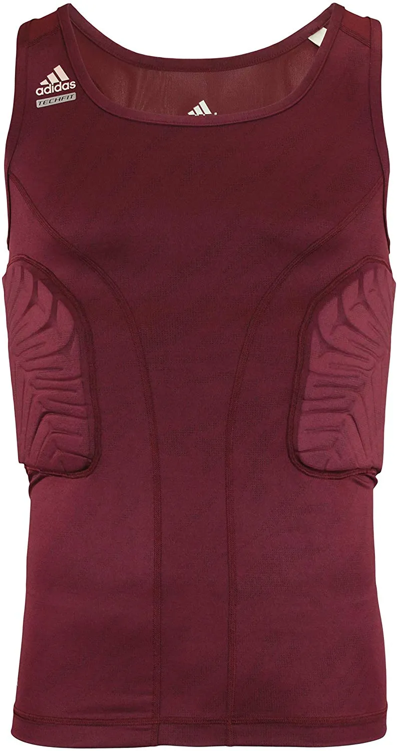 Adidas Adult Techfit Padded Compression Shirt, Color Options
