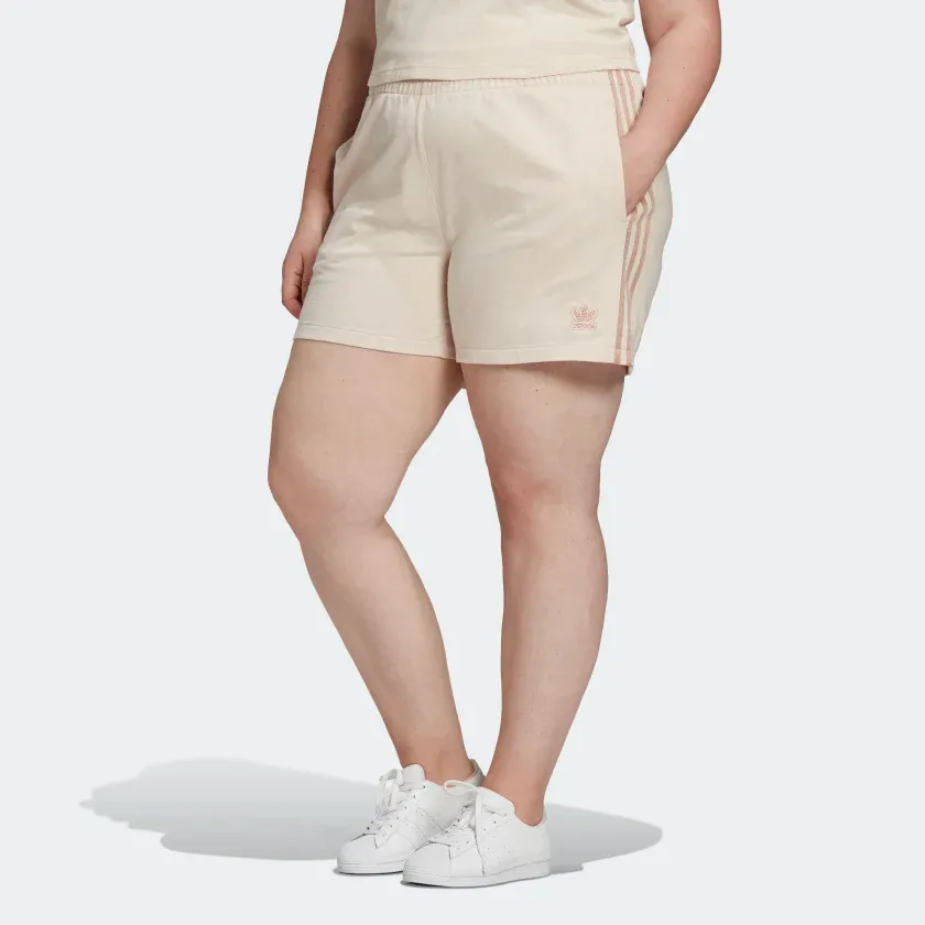 Adidas Big Women's 3 Stripe Shorts, Color Options