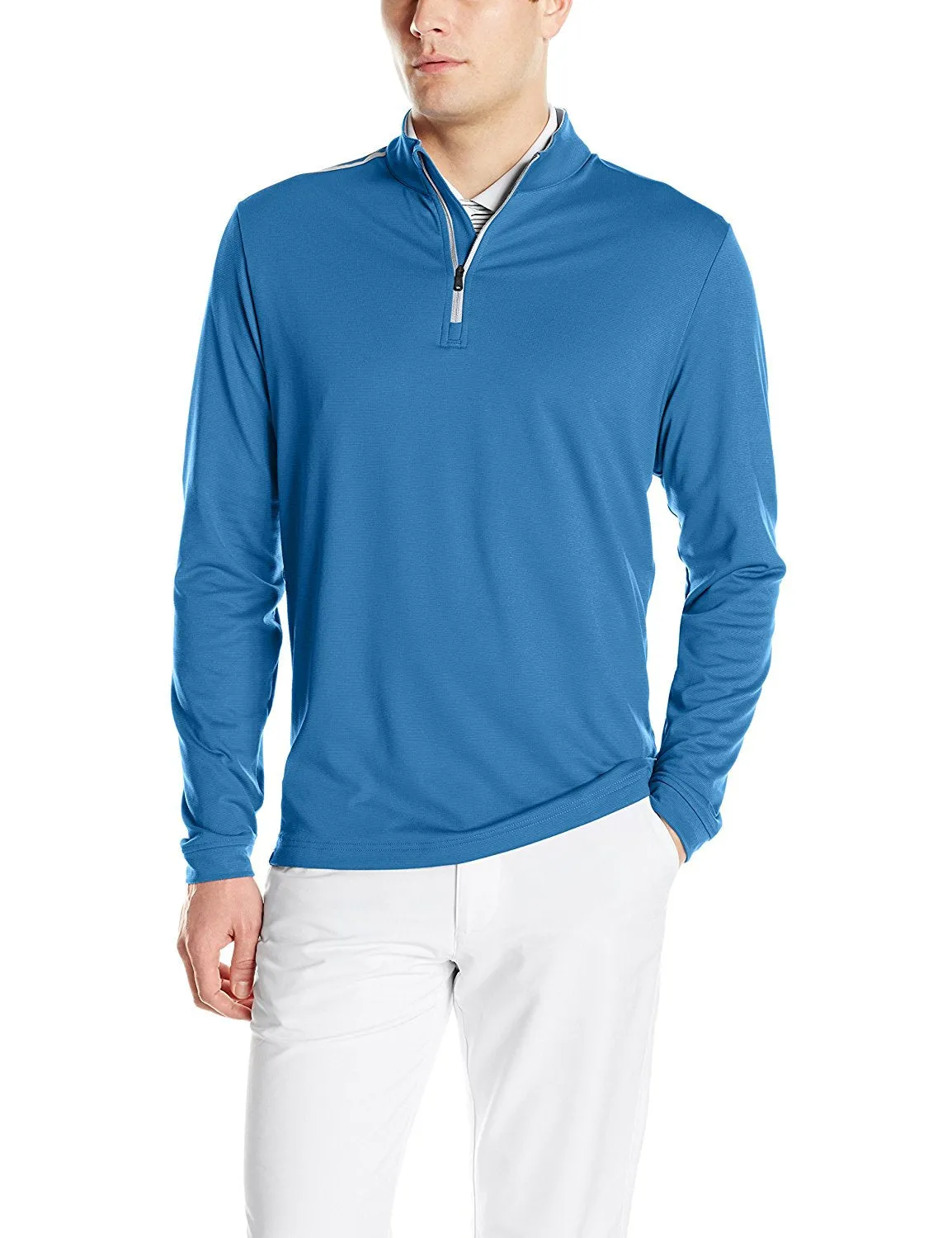 Adidas Golf Men's Adi 3-Stripes Classic 1/4 Zip Jacket, Color Options