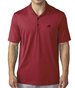 adidas Golf Men's Branded Performance Polo Short Sleeve Shirt, Several Colors
