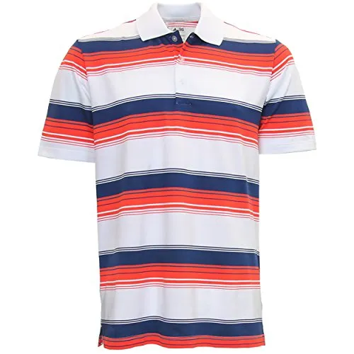 Adidas Golf Men's TaylorMade Puremotion Merch Stripe Short Sleeve Polo Shirt