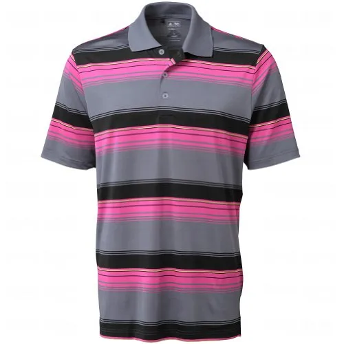 Adidas Golf Men's TaylorMade Puremotion Merch Stripe Short Sleeve Polo Shirt