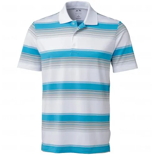 Adidas Golf Men's TaylorMade Puremotion Merch Stripe Short Sleeve Polo Shirt