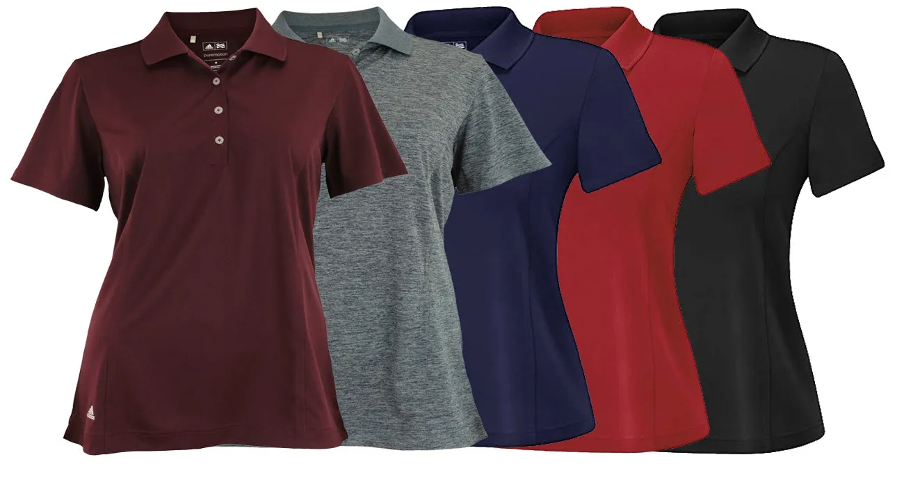 Adidas Golf Women's Puremotion Solid Jersey Polo Shirt, Color Options