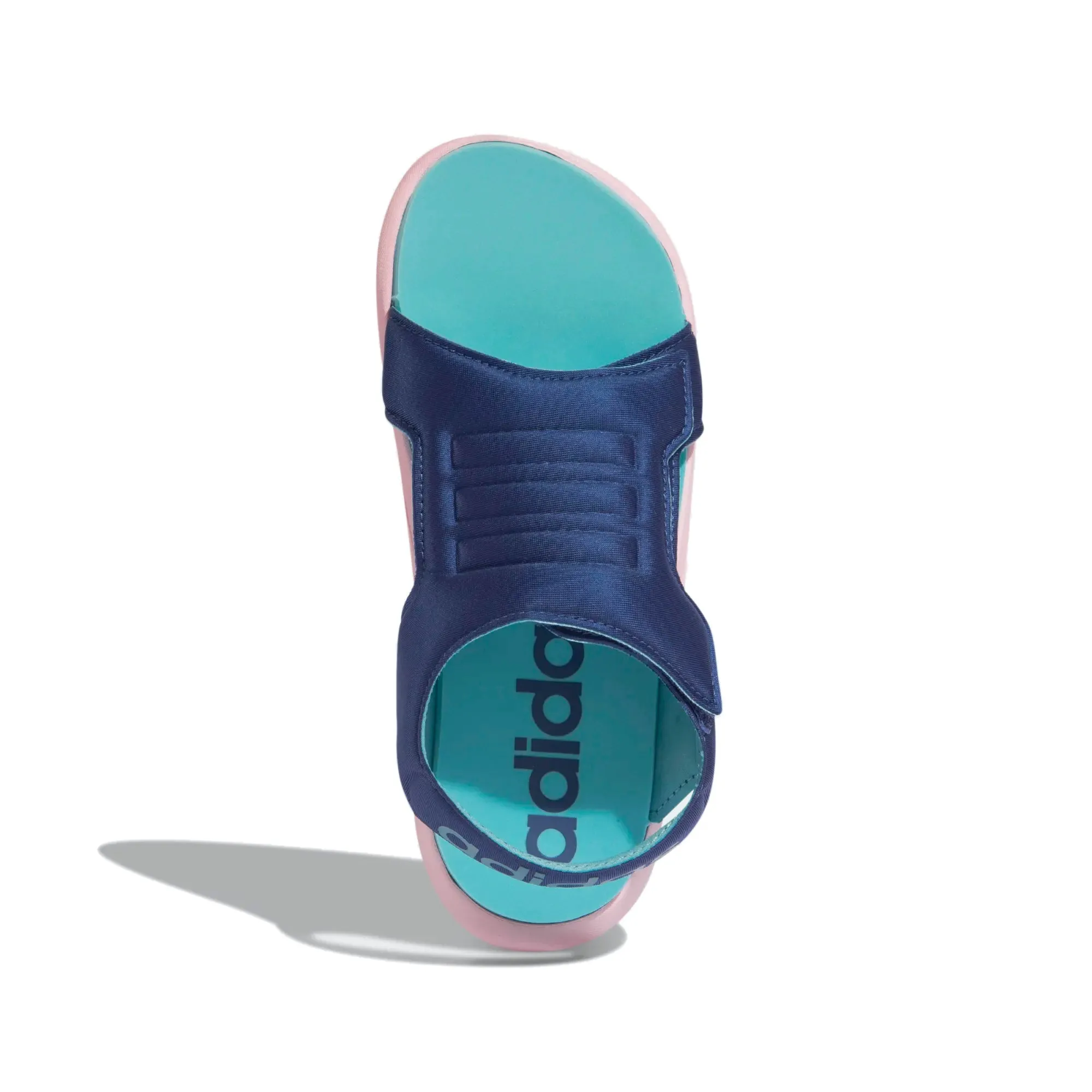 Adidas Kids Comfort Sandals, Crew Blue/Hazy Sky/Clear Pink