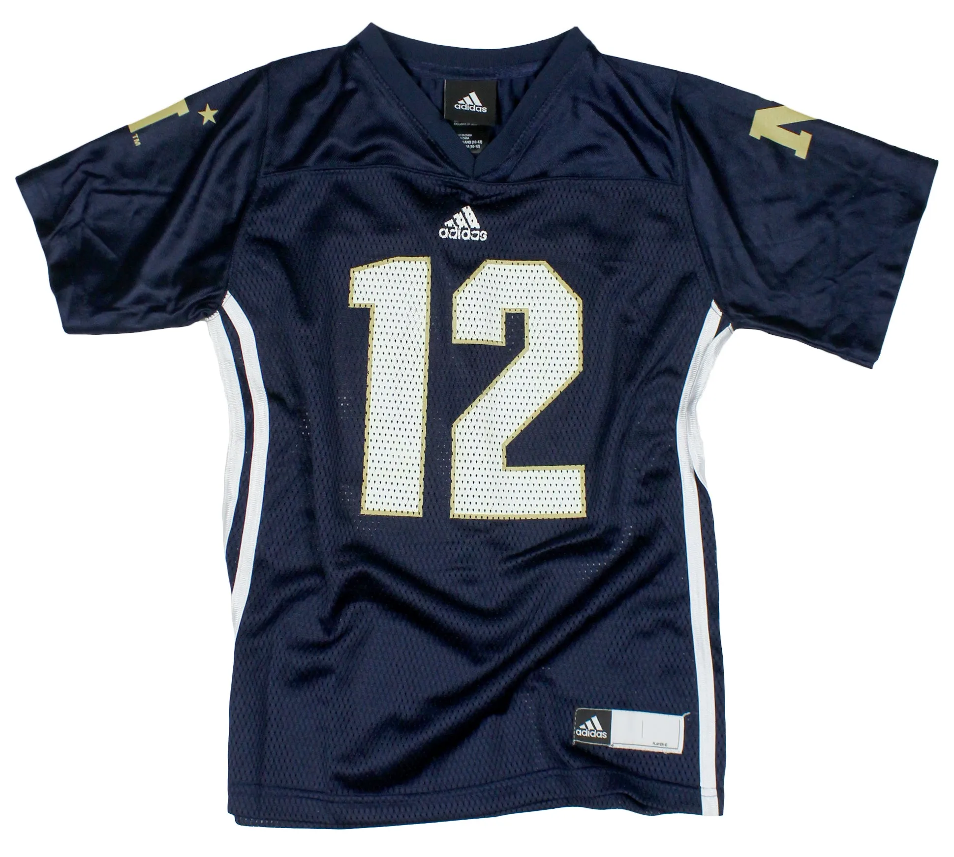 Adidas Kids NCAA United States Naval Academy # 12 Replica Jersey, Navy