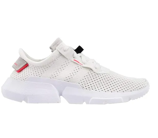 Adidas Kids POD-S3.1 C Mid Sport Sneakers, White/Red