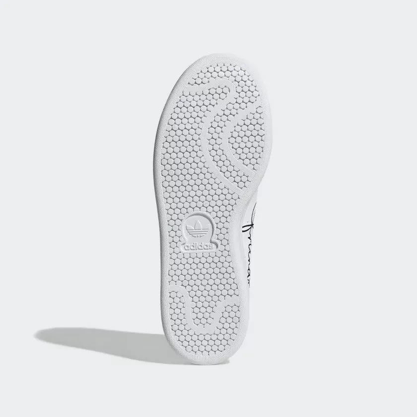 Adidas Kids Stan Smith "Girl Friends" Shoes, Cloud White