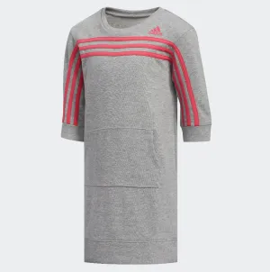 Adidas Little Girls (4-6X) French Terry Dress, Grey