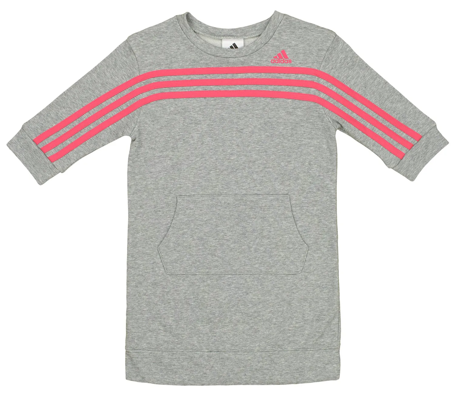 Adidas Little Girls (4-6X) French Terry Dress, Grey