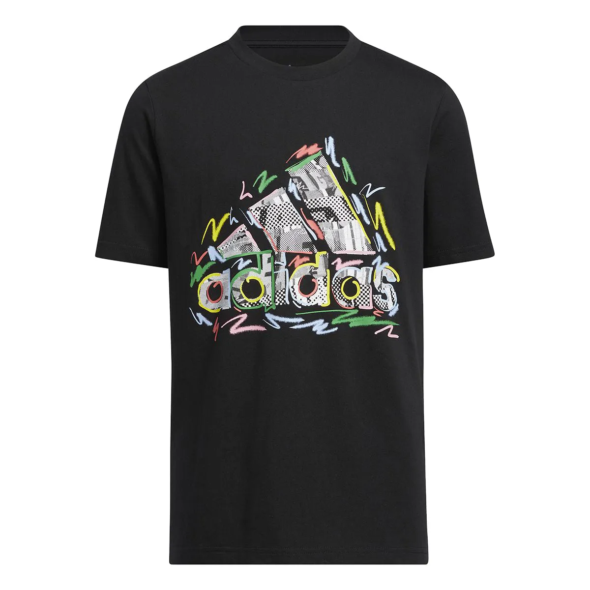 Adidas Little Kids Sportswear Pride Tee, Black