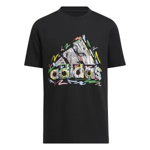 Adidas Little Kids Sportswear Pride Tee, Black