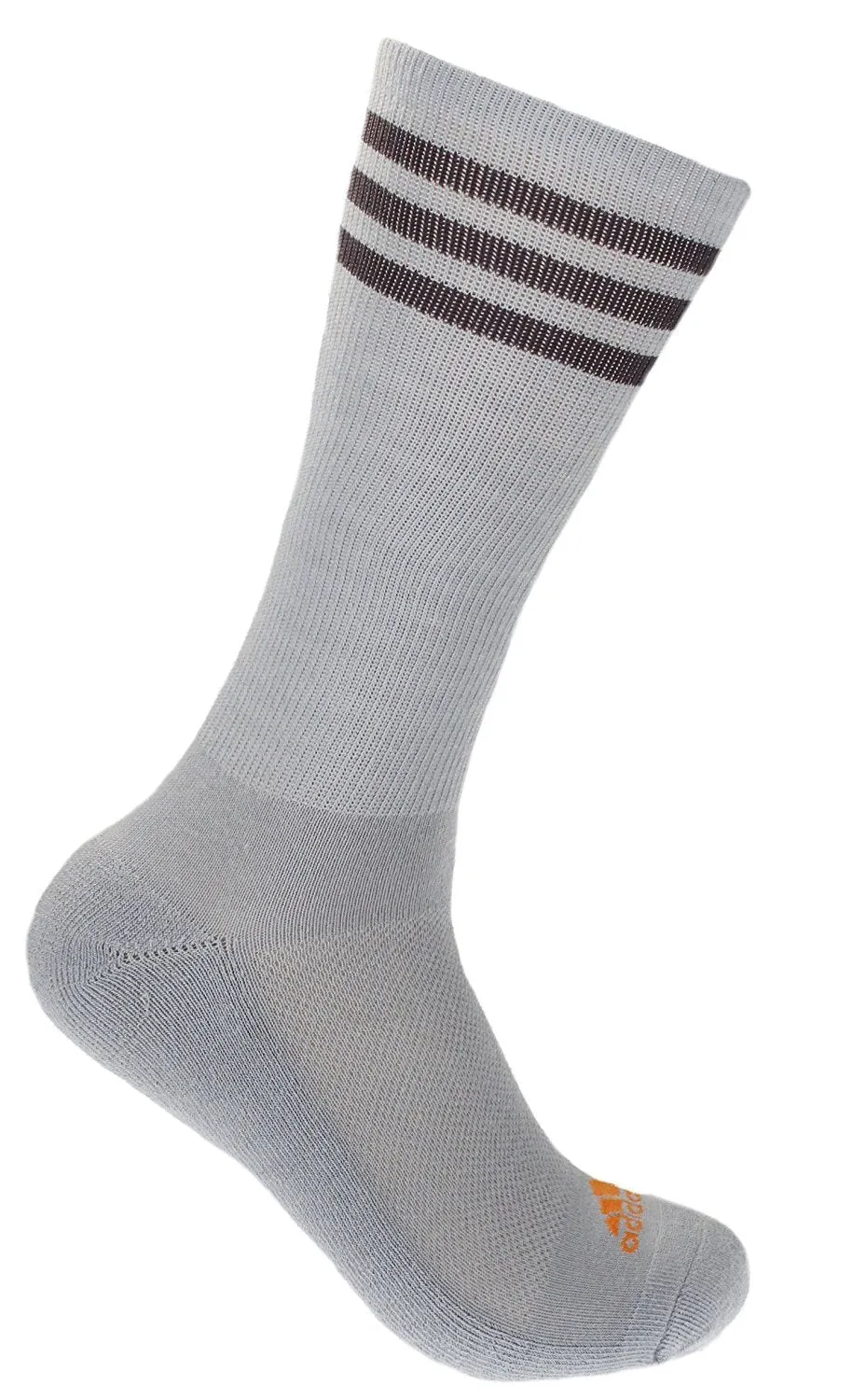 Adidas Men's 2 Pack Tour Performance Crew Socks, Grey