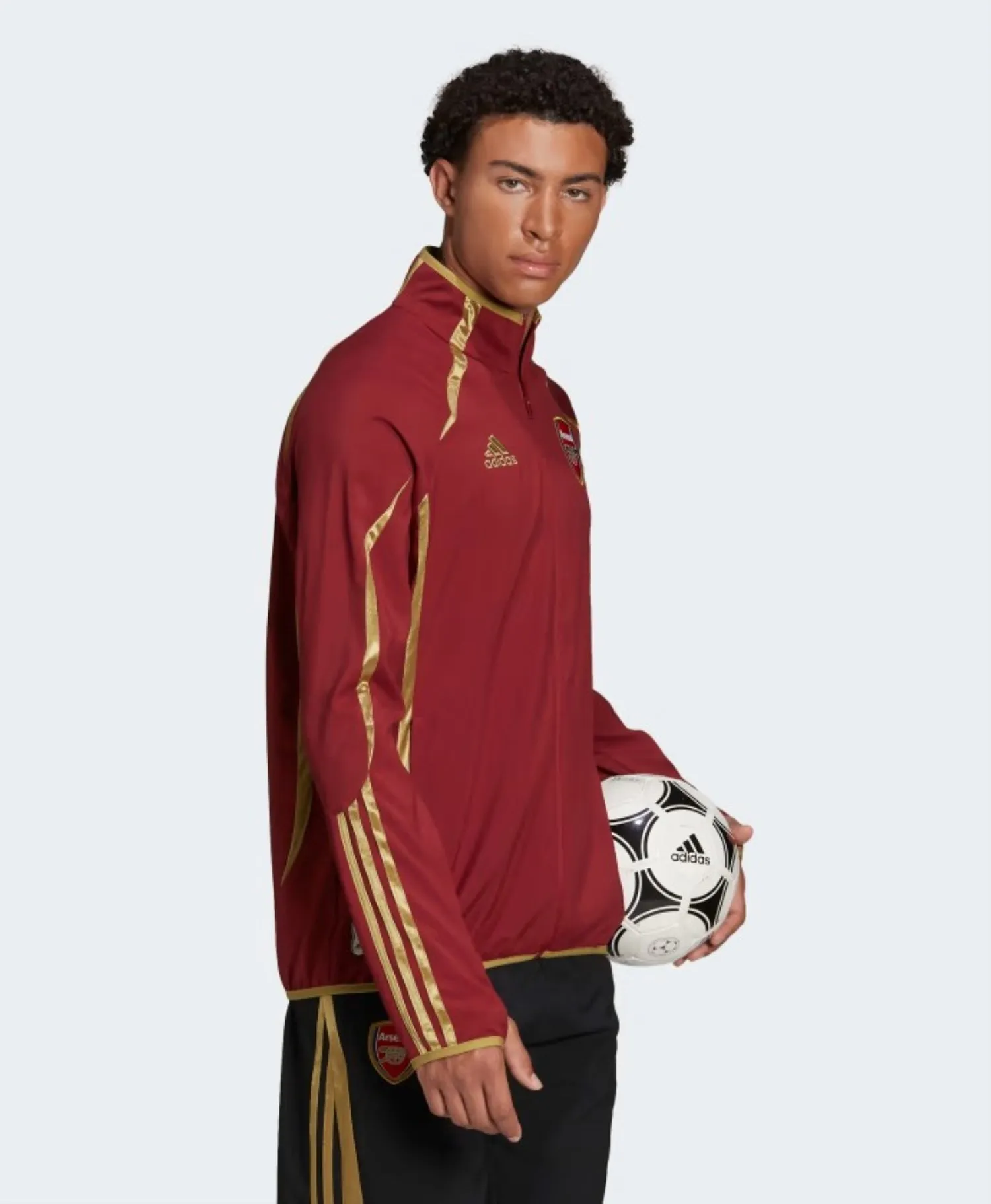 Adidas Men's Arsenal Teamgeist Woven Jacket, Noble Maroon