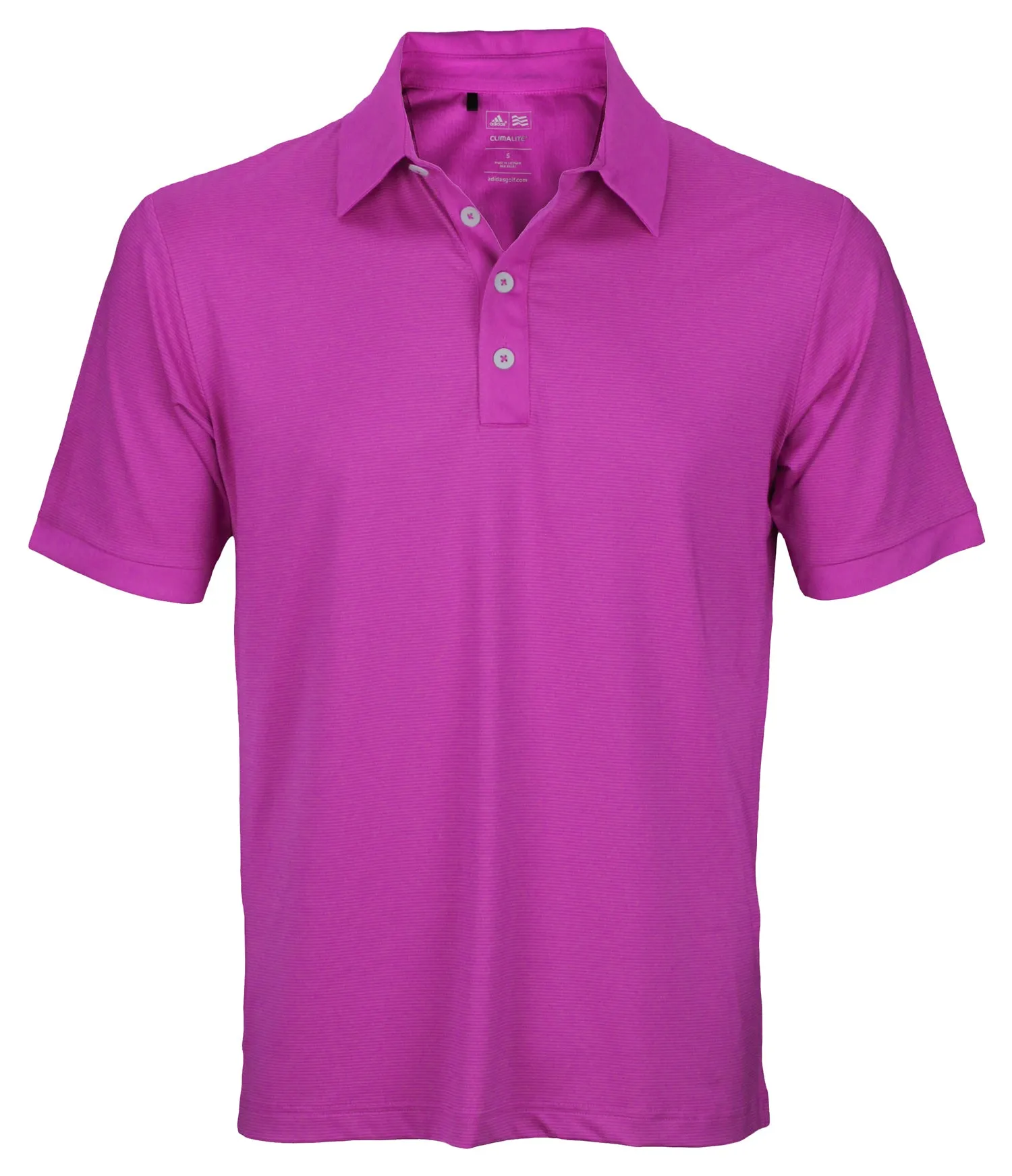Adidas Men's Athletic Polo Puremotion Microstripe Shirt - Color Options