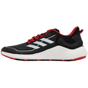 Adidas Men's ClimaWarm LTD Low Running Shoes, Black/White/Scarlet
