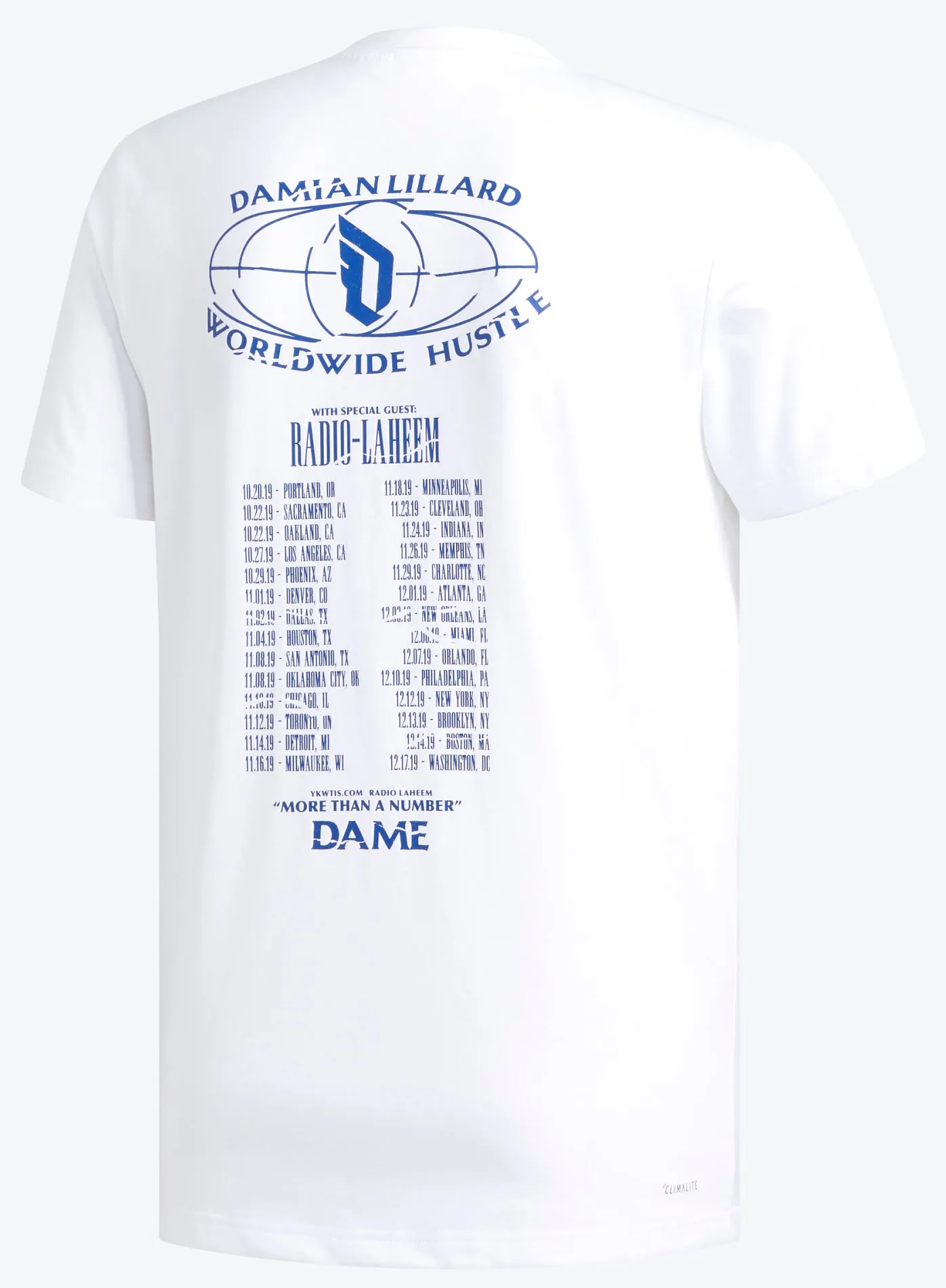 Adidas Men's Dame Verb Tee Shirt, White