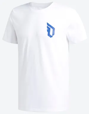 Adidas Men's Dame Verb Tee Shirt, White