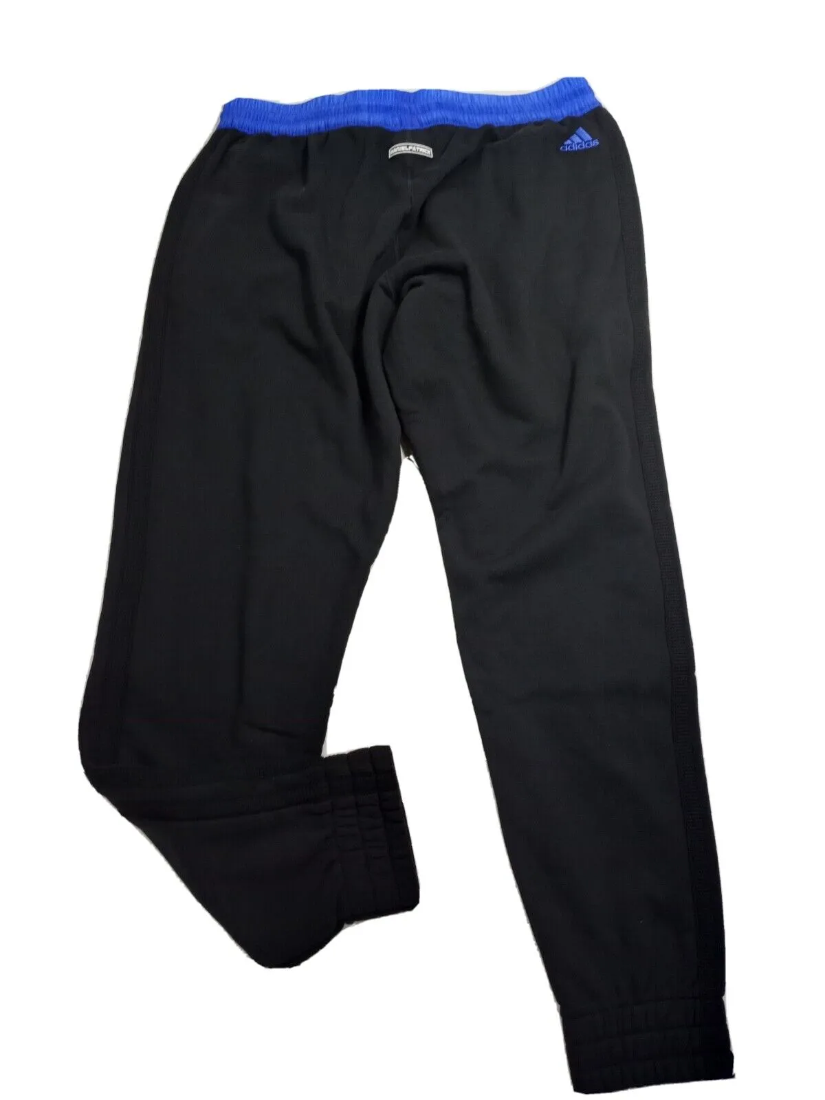 Adidas Men's Daniel Patrick Basketball Hoops Jogger Pants, Black/Cobalt Blue