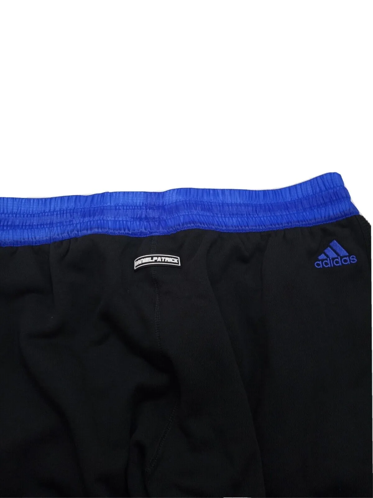 Adidas Men's Daniel Patrick Basketball Hoops Jogger Pants, Black/Cobalt Blue