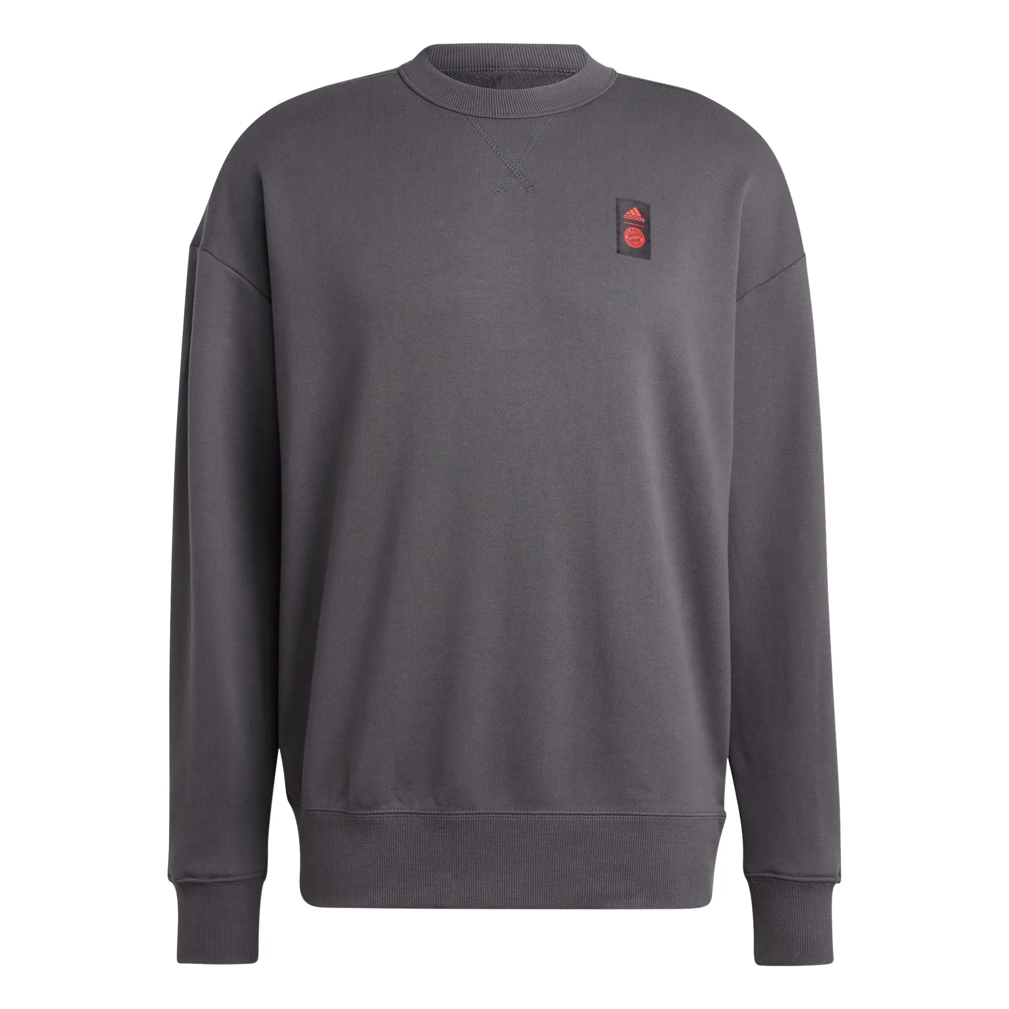 Adidas Men's FC Bayern Munich Lifestyler Crew Sweatshirt