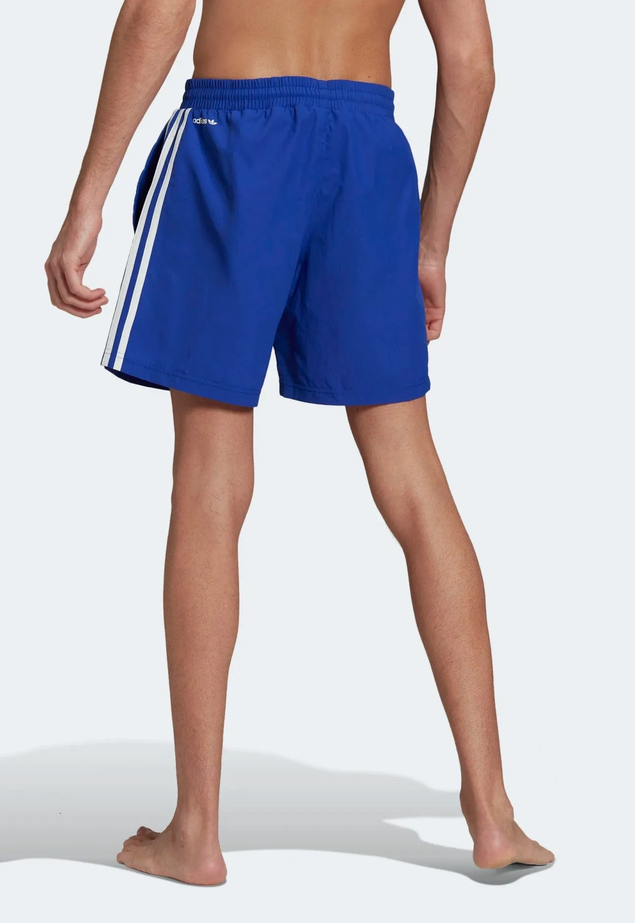 adidas Men's Graphic Stoked Fish Swim Shorts, Bold Blue