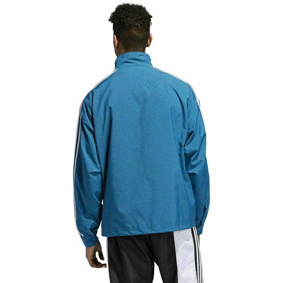 Adidas Men's Grid Wind Jacket, Active Teal/Berry