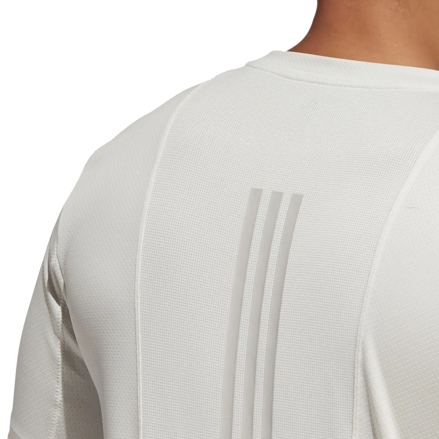 Adidas Men's Heat.Rdy 3-Stripes Tee, Orbit Grey