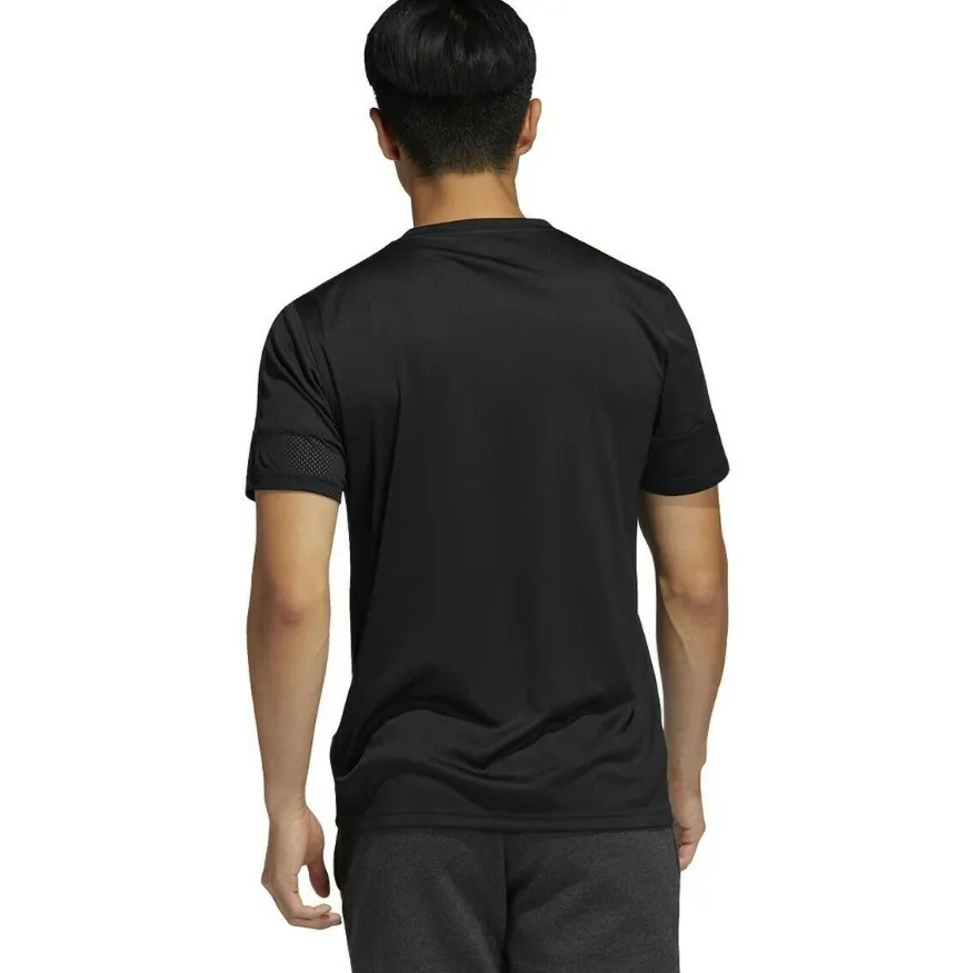 Adidas Men's Hypersport Jersey Tee Shirt, Black