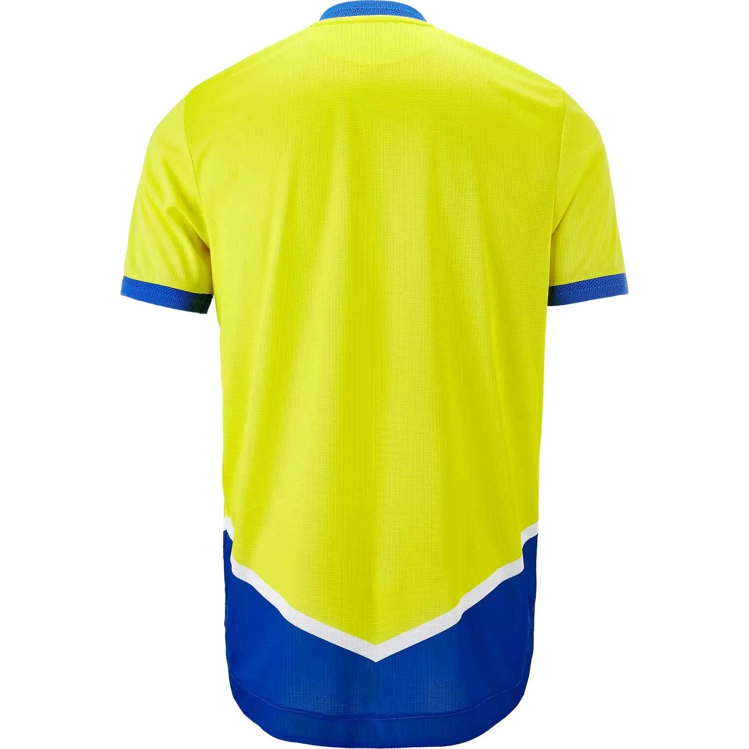 Adidas Men's Juventus 21/22 Third Authentic Jersey, Shock Yellow/Hi-Res Blue