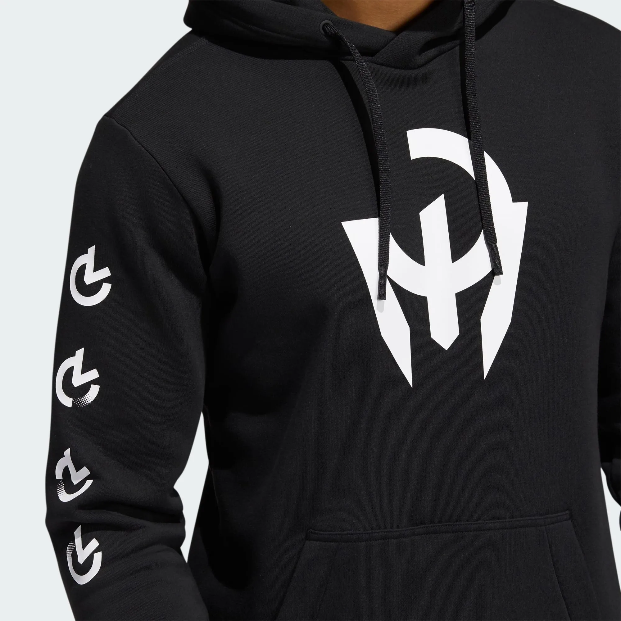 Adidas Men's Mahomes Graphic Hoodie, Black/White