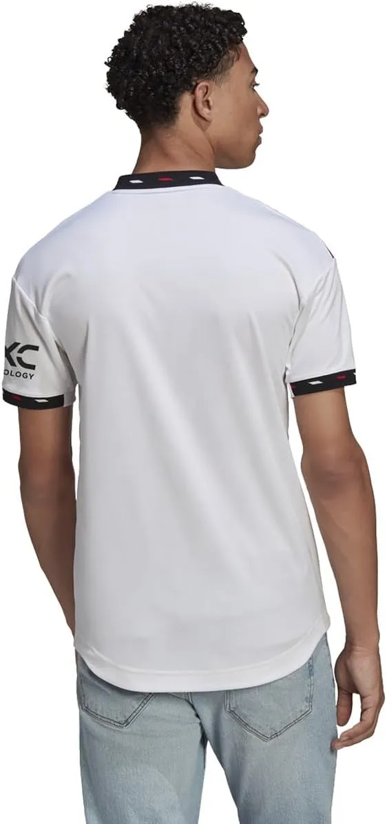 Adidas Men's Manchester United 22/23 Away Authentic Jersey, White