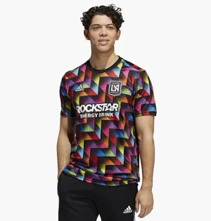 Adidas Men's MLS Inter Los Angeles FC Pride Pre-Match Soccer Jersey, Multicolor