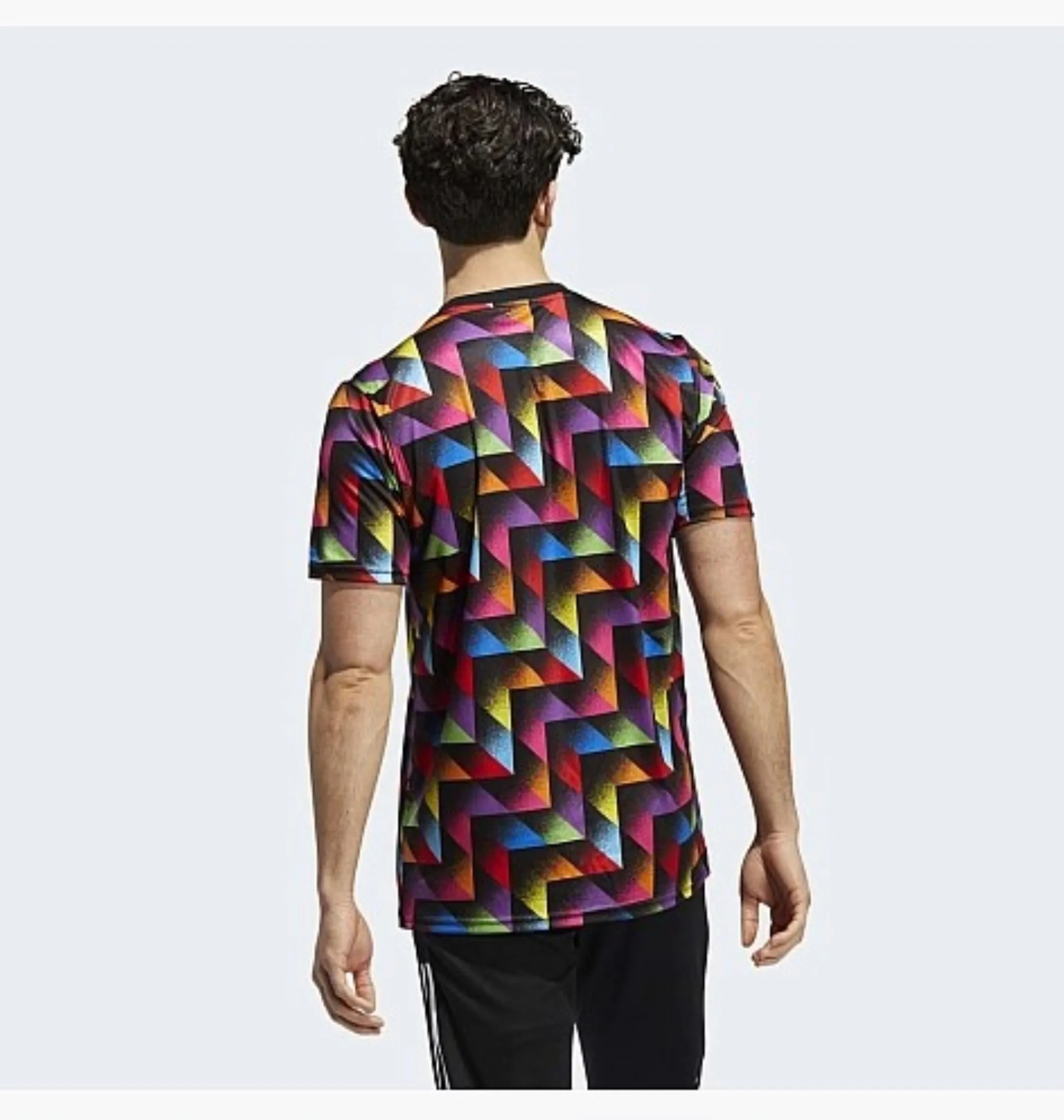 Adidas Men's MLS Inter Los Angeles FC Pride Pre-Match Soccer Jersey, Multicolor