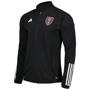 Adidas Men's MLS Real Salt Lake On-Field AEROREADY Full Zip Training Jacket, Black