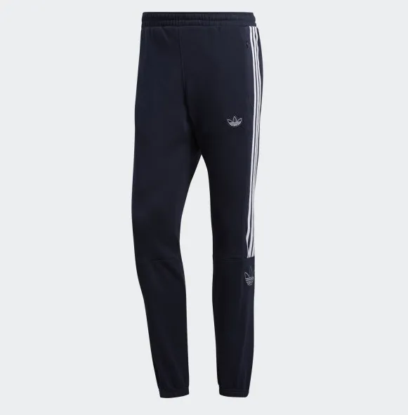 Adidas Men's Outline Sweat Pants, Legend Ink/White