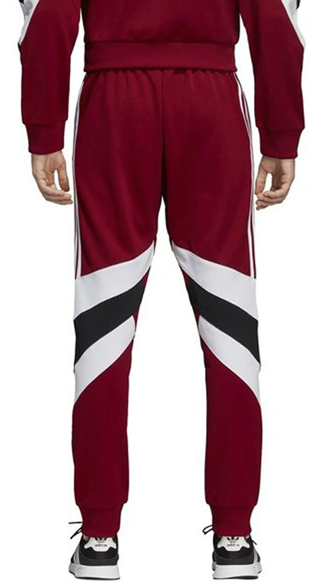 Adidas Men's Palmeston Track Pants, Burgundy
