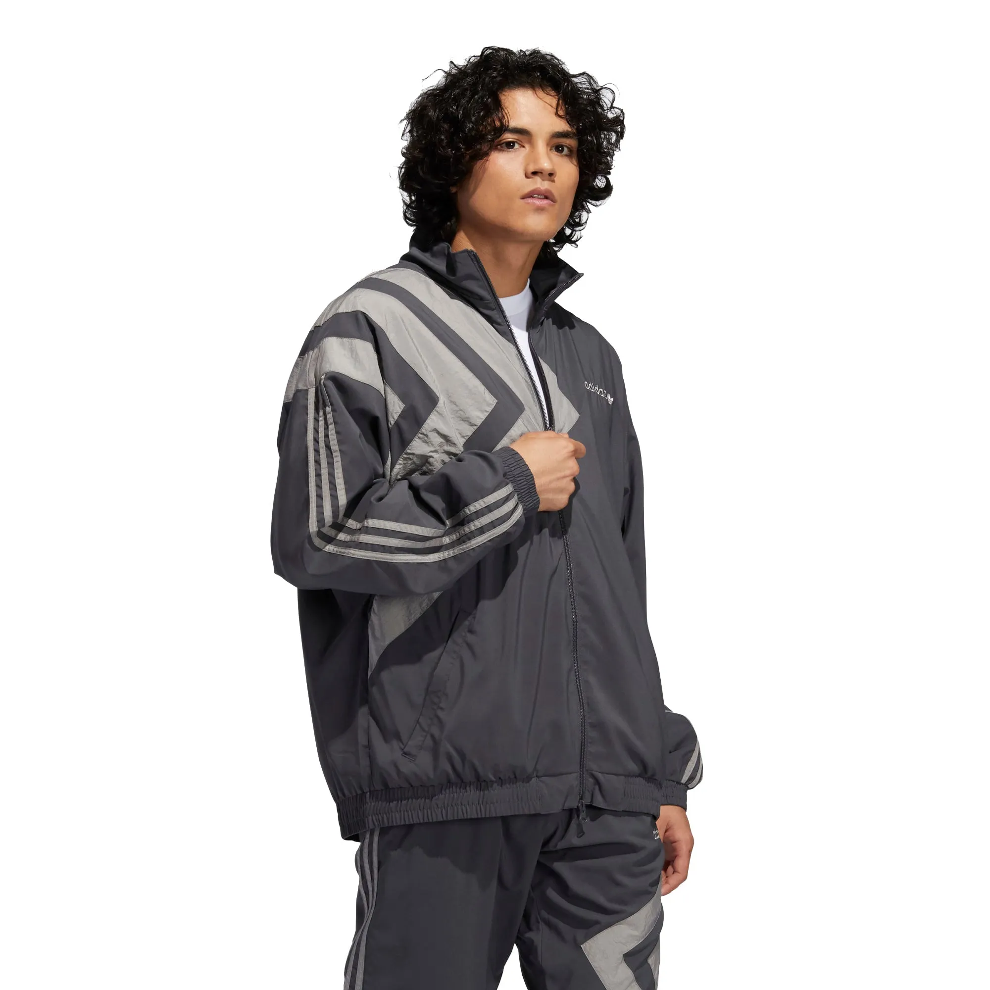 Adidas Men's Pastel Track Jacket, Dgh Solid Grey / Dove Grey