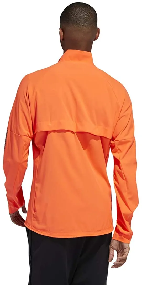 adidas Men's Rise Up N Run Jacket, Solar Red/Black