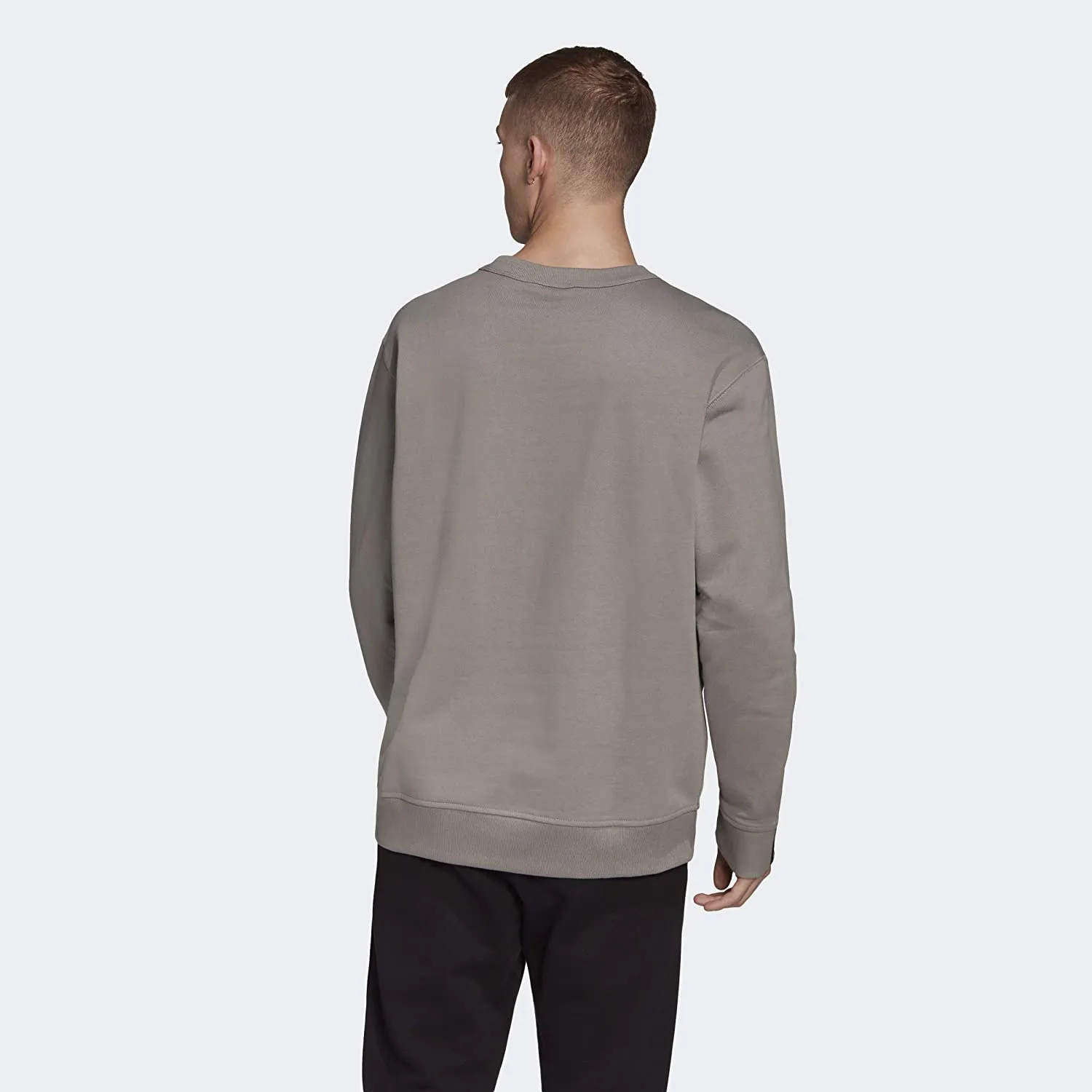Adidas Men's R.Y.V. Crew Sweatshirt, Dove Grey