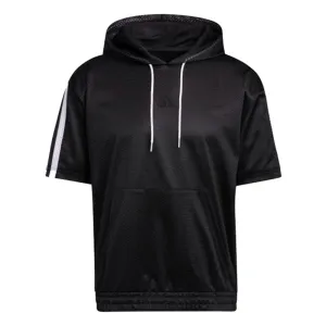 Adidas Men's Summer Legend Short Sleeve Hoodie, Black