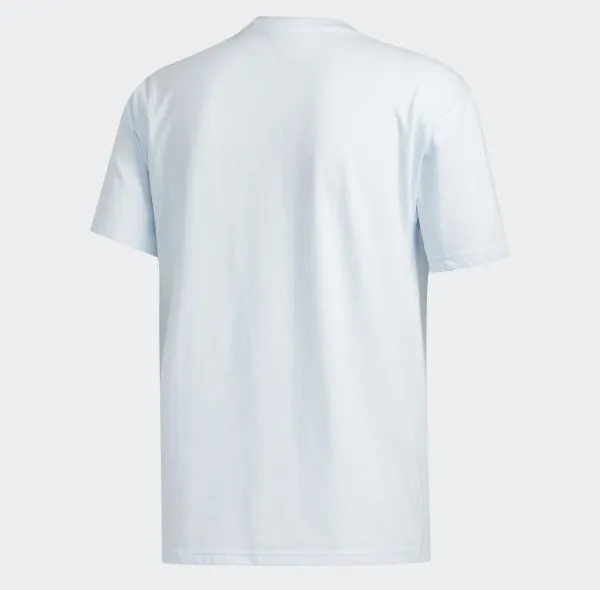 Adidas Men's / Unisex Forsut Tee Shirt, Sky Tint / Purple