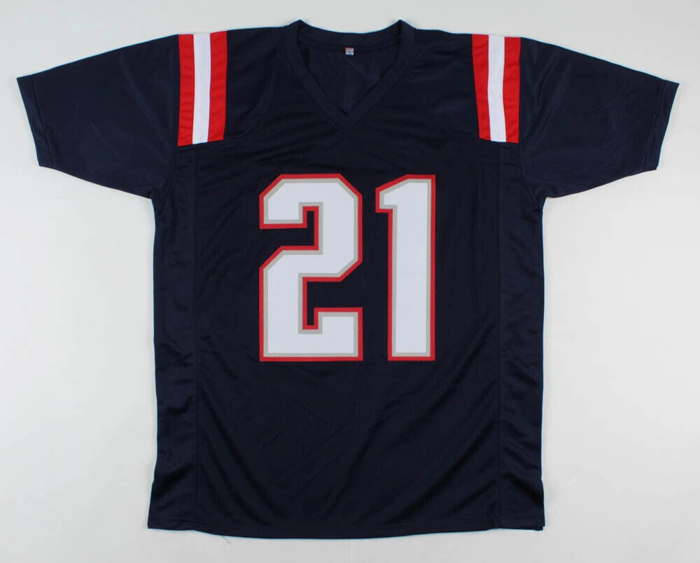 Adrian Phillips Signed New England Patriots Jersey (JSA COA) Pro Bowl Safety