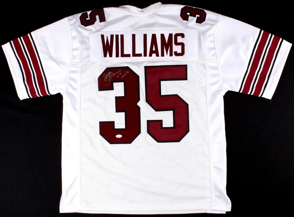 Aeneas Williams Signed Arizona Cardinals Jersey Inscribed "HOF 14" (JSA COA)