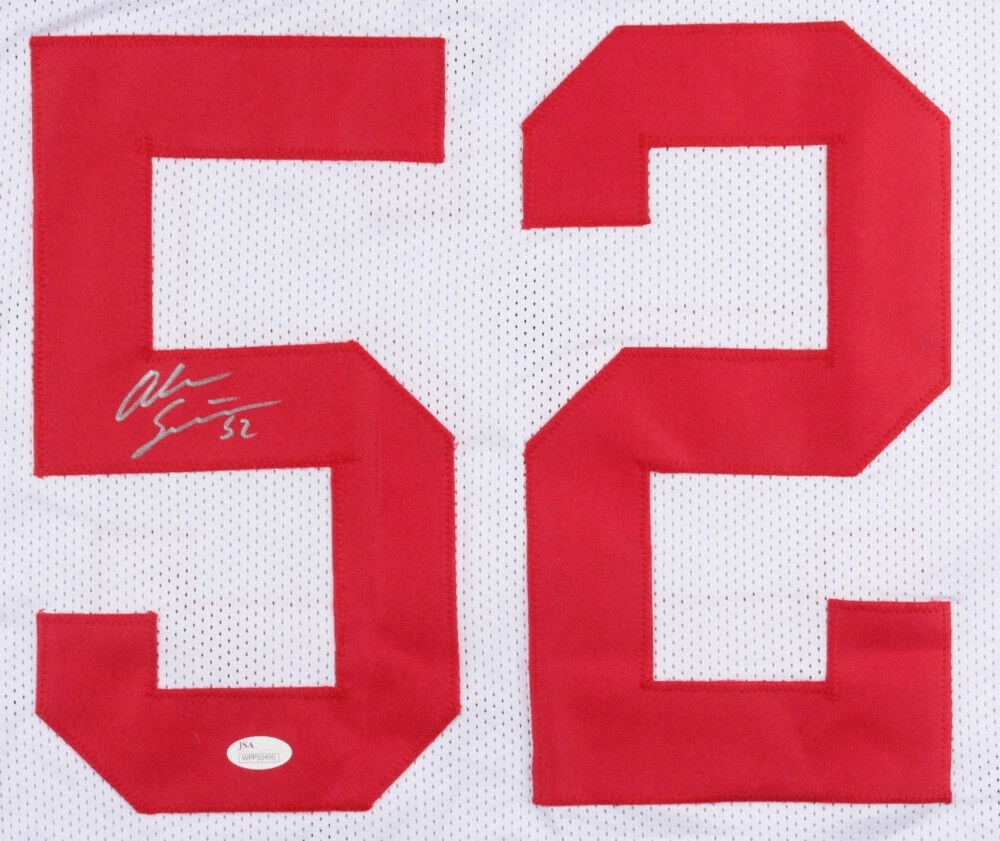 Alec Ogletree Signed New York Giants White Jersey (JSA COA) All Pro Linebacker